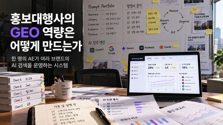 홍보대행사의 GEO 역량은 어떻게 만드는가